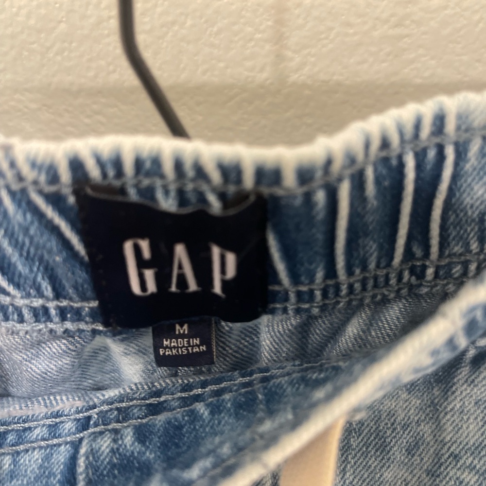 Gap Pull On Jean Shorts elastic waist - Picture 3 of 7
